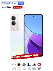 Vivo Y19s - 6GB RAM - 128GB Storage - PTA Approved - 12 Months Warranty - Silver - The Original Bro Mobiles - TOB33